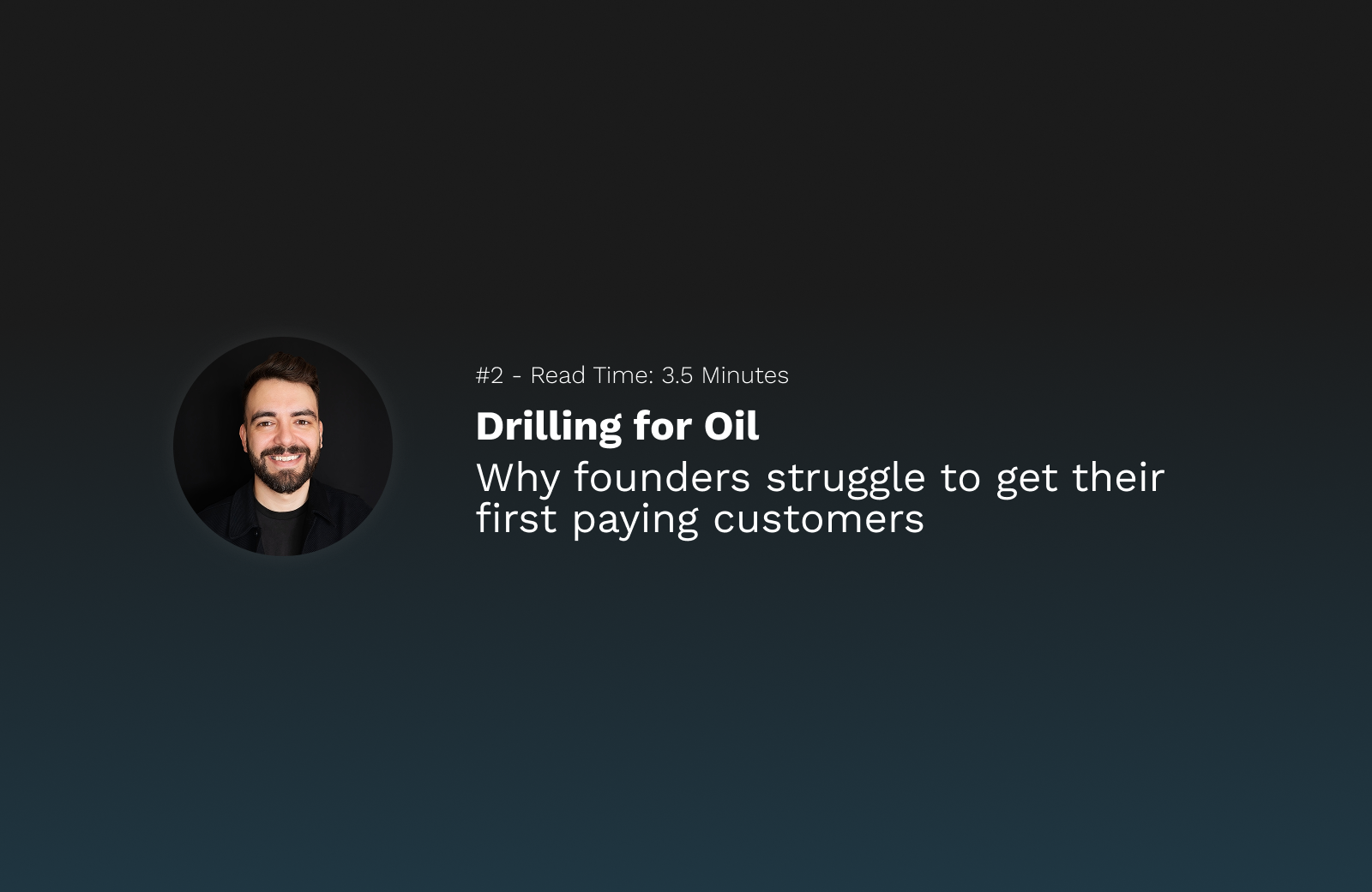 Drilling for Oil